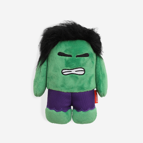 hulk | 2 in 1 plush squeaky toy hulk | 2 in 1 plush squeaky toy